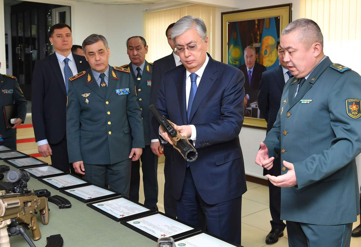 Тоқаев Қарулы Күштердің Бас барлау басқармасының штаб-пәтеріне барды