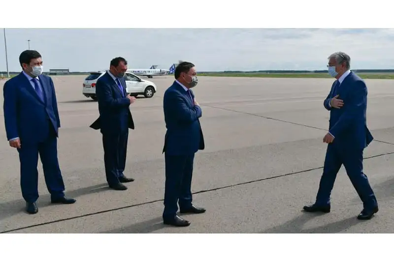 Президент Көкшетау қаласына жұмыс сапарымен келді 