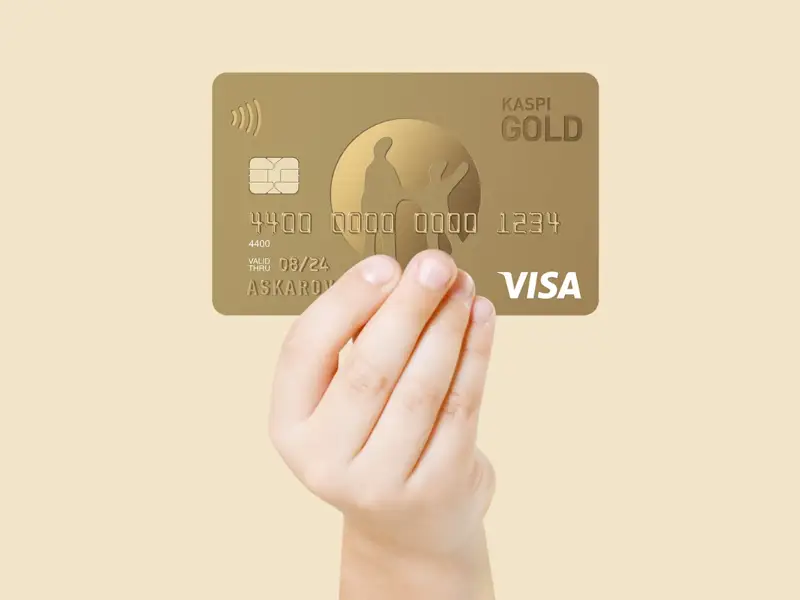 Енді Kaspi Gold картасын балаға 10 жастан алуға болады