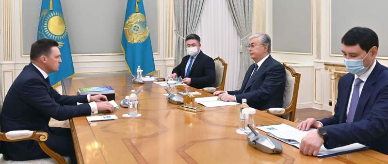 Тоқаев Еуразиялық даму банкінің басқарма төрағасы Николай Подгузовты қабылдады