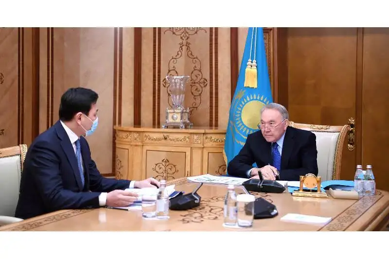 Назарбаев Көлгіновті қабылдады
