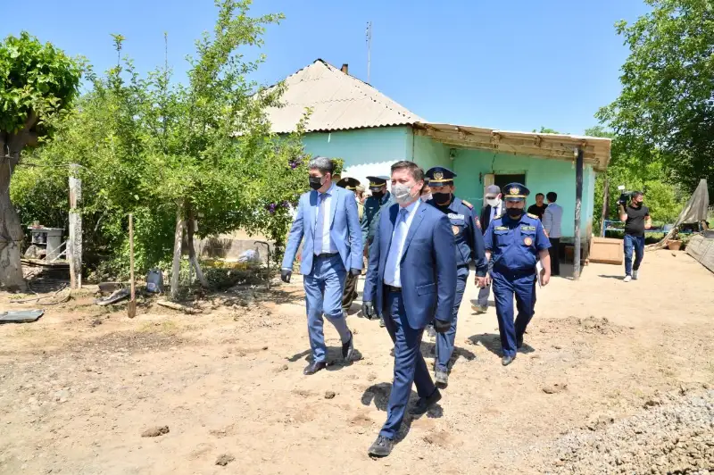 Шымкентте су астында қалған 5 үй қайта салынады