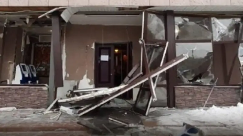 Ақсуда банкомат жарылды