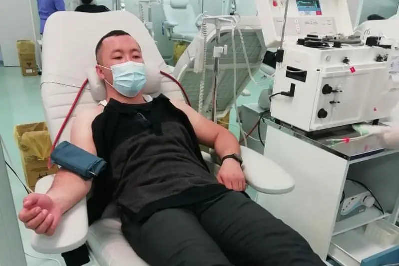 Ерікті донорлар қан тапсырды