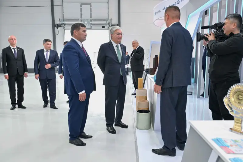 Мемлекет басшысы Темірбетон бұйымдарын өндіру зауытына барды