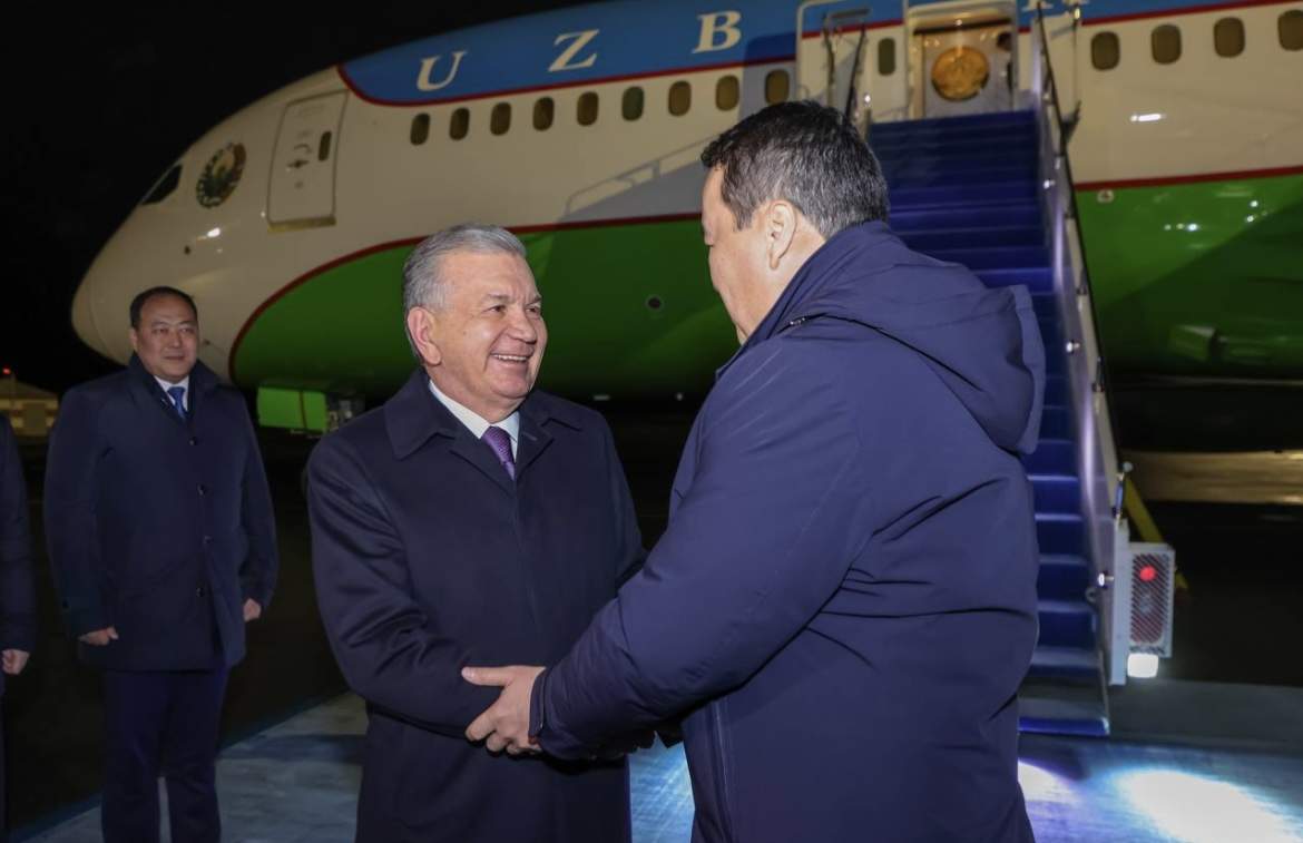 Астанаға Өзбекстан Президенті Шавкат Мирзиёев келді