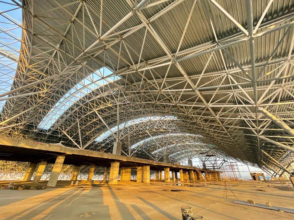 Шымкент әуежайының жолаушылар терминалының екінші кезеңі аяқталуға жақын 