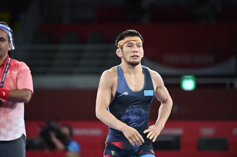 Алтыншы қола: Санаев болгариялық балуанды қапы қалдырды