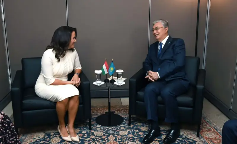 Қазақстан президенті Мажарстан басшысымен кездесті
