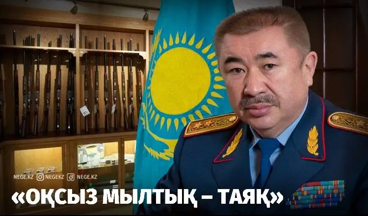 ІІМ: Қазақстанда заңды тіркелген 340 мыңға жуық қару-жарақ бар
