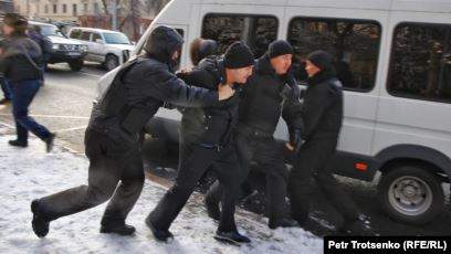 Митингтерде барлығы 55 адам ұсталған