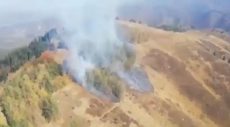 Алматыда Көкжайлау шатқалы өртеніп жатыр