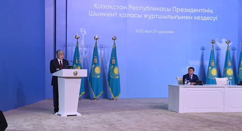 Президент: Шымкент барлық салада бәсекеге қабілетті болуы керек