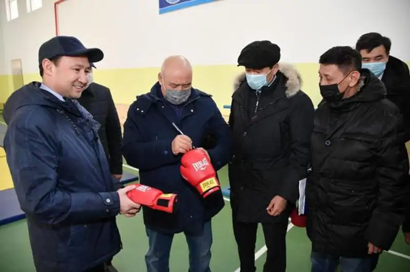 Түркістан облысында спорт кешені ашылды