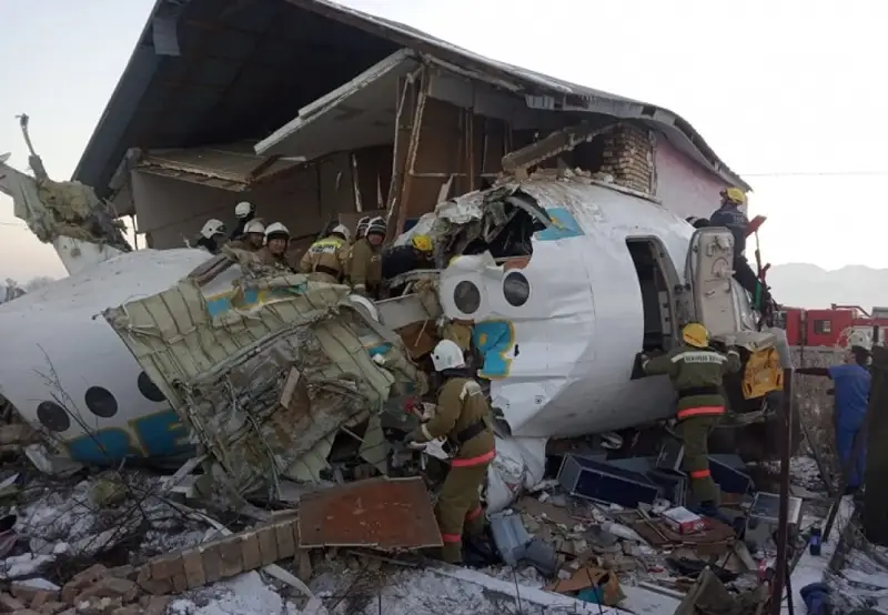 Алматы маңында апатқа ұшыраған Bek Air ұшағын тергеу жұмыстары аяқталды