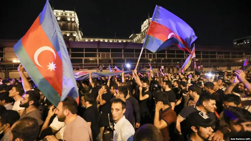 Әзербайжан мен Армения шиеленісі: Бакуде митинг өтті