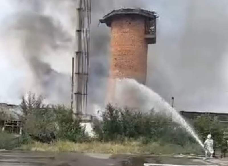 Павлодарда автогаз  құю бекетінен өрт шықты