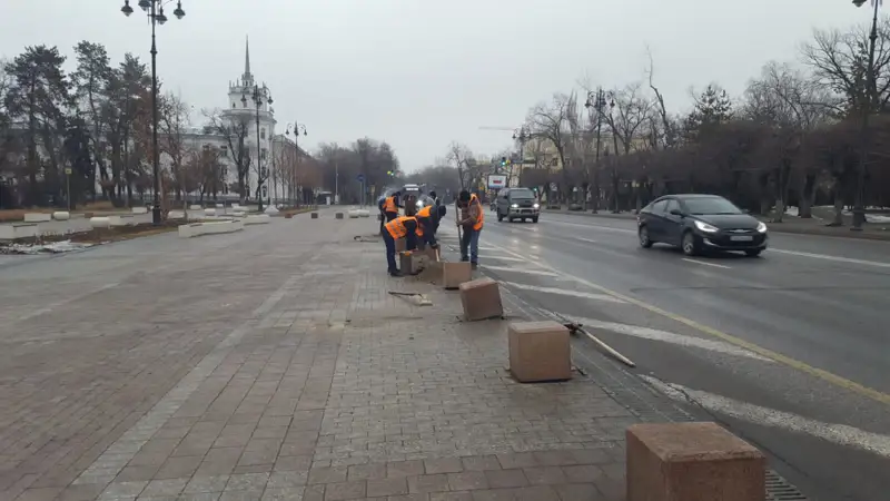 Алматыда жол инфрақұрылымын қалпына келтіру жұмыстары басталды
