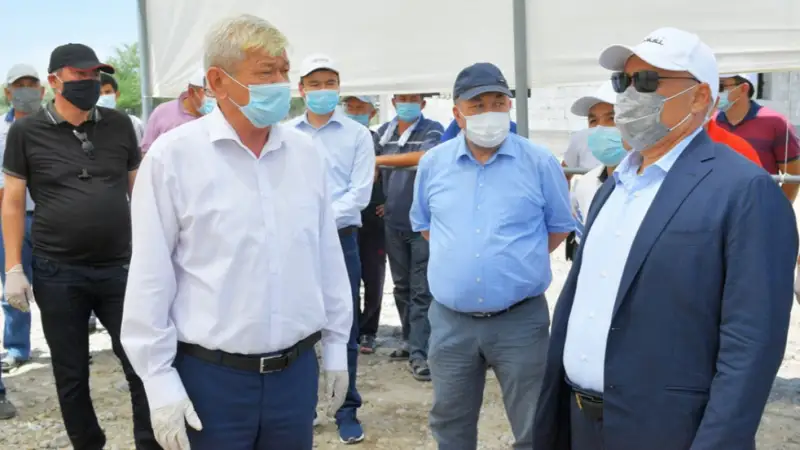 Өмірзақ Шөкеев Мақтааралдағы құрылыс барысын тексерді