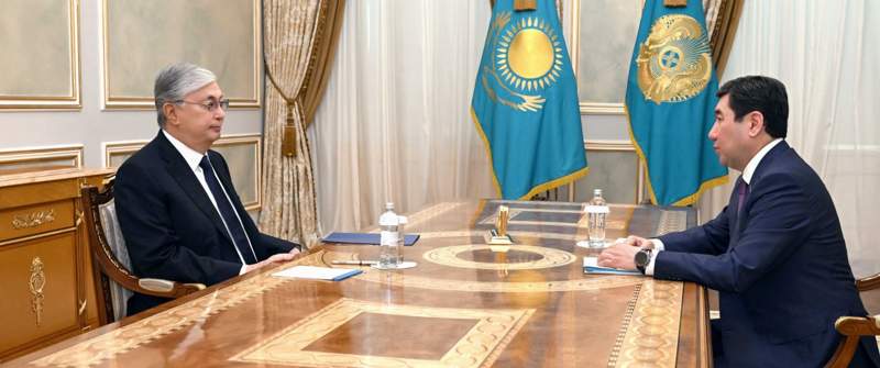 Президент Мәжіліс Төрағасы Ерлан Қошановты қабылдады