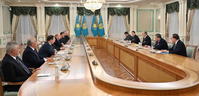 Тоқаев ТМД Үкіметтері басшылары кеңесінің мүшелерімен кездесті