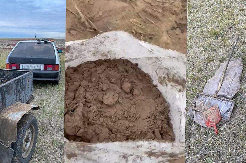 Заңсыз шаян аулағандар ұсталды