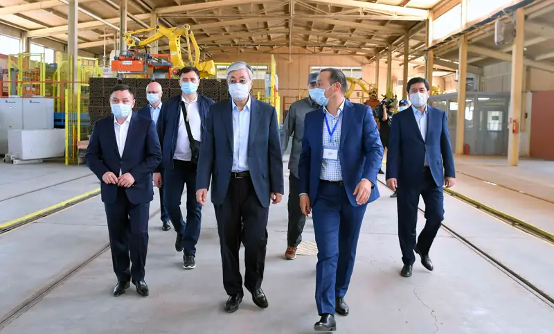 Президент «Astana Ceramic» ЖШС-ға барды