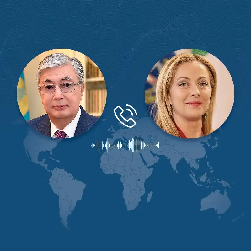 Тоқаев Италия Премьер-министрі Джорджа Мелонимен телефон арқылы сөйлесті