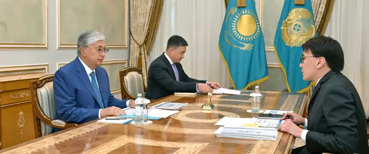 Тоқаев Бәсекелестікті қорғау және дамыту агенттігінің төрағасы Марат Омаровты қабылдады