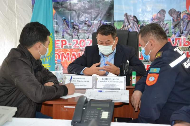 «Жер-2021» Халықаралық командалық штабтың оқу-жаттығуы өтуде