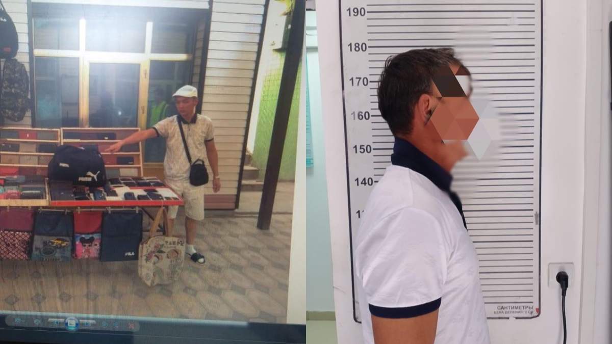 Сатушының көзінше дүкен тонаған 
