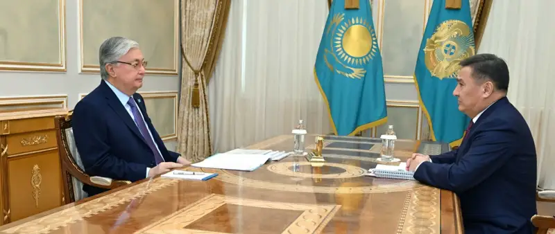  Тоқаев Ақмола облысының әкімі Марат Ахметжановты қабылдады