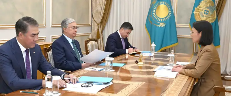 Тоқаев Экология және табиғи ресурстар министрі Зүлфия Сүлейменованы қабылдады