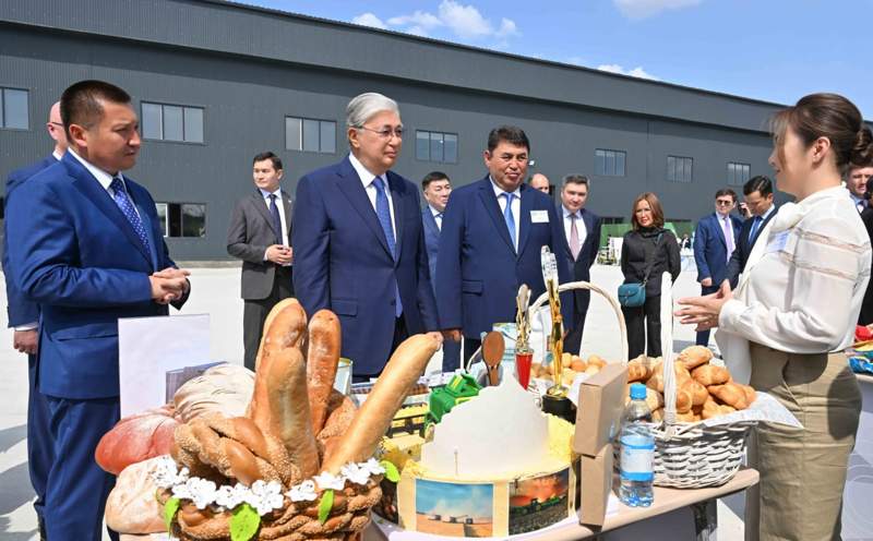Тоқаев Павлодар облысы кәсіпорындарының өнімдерімен танысты