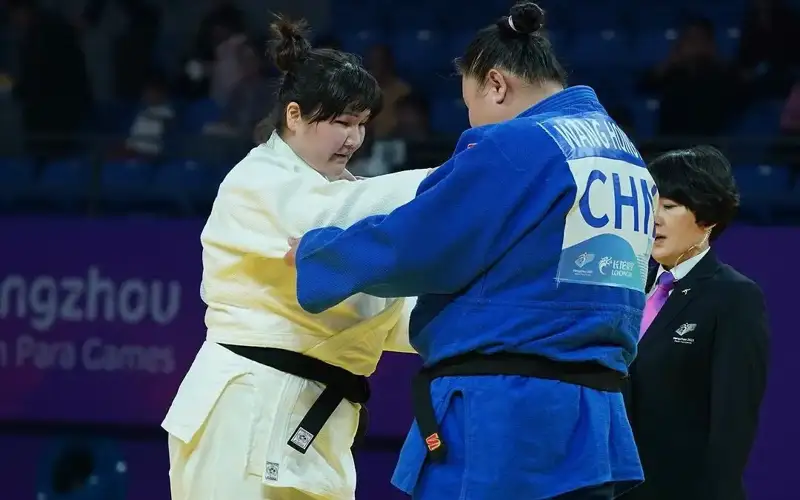 Дзюдошы Зарина Райфова Азия пара ойындарының күміс жүлдегері атанды