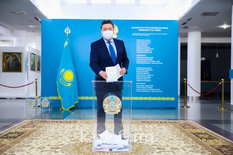 ҚР Премьер-Министрі Асқар Мамин дауыс берді