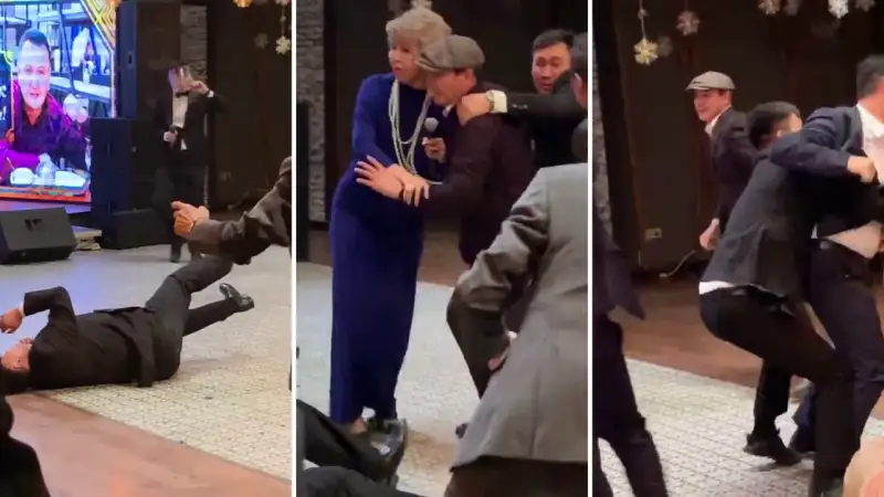 Желіде әншілердің төбелесі түсірілген видео тарады