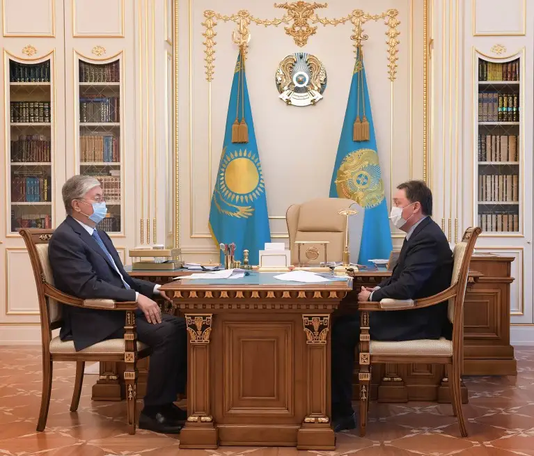 Президент Премьер-Министрдің есебін тыңдады