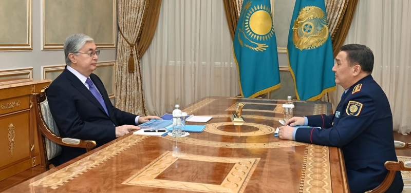 Тоқаев Ішкі істер министрін қабылдады 