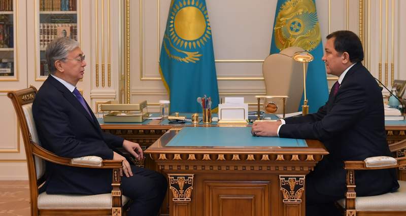 Президент Қасым-Жомарт Тоқаев Энергетика министрі Нұрлан Ноғаевты қабылдады