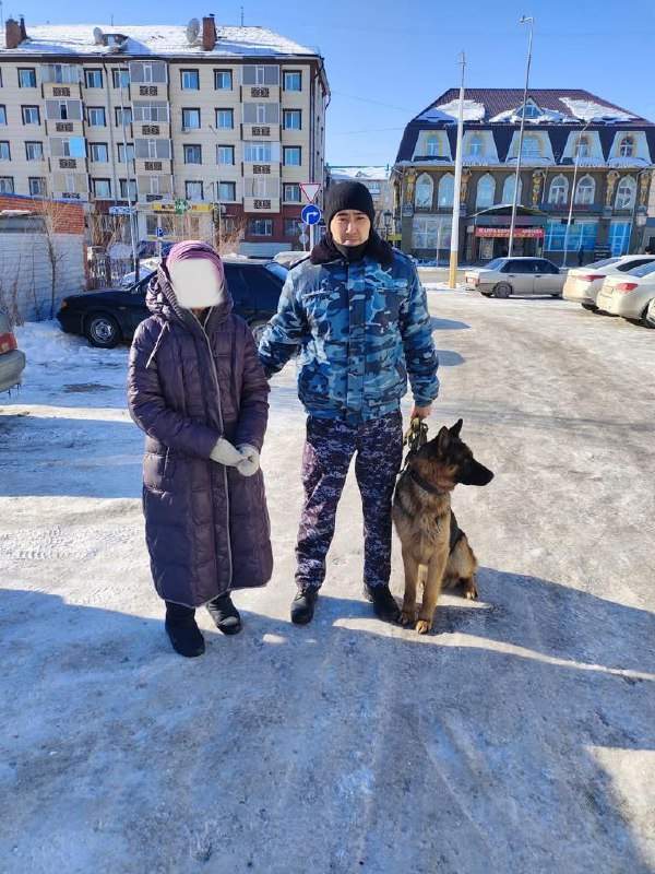 Қостанайда жоғалған әйел қызметтік-іздестіру итінің көмегімен табылды 