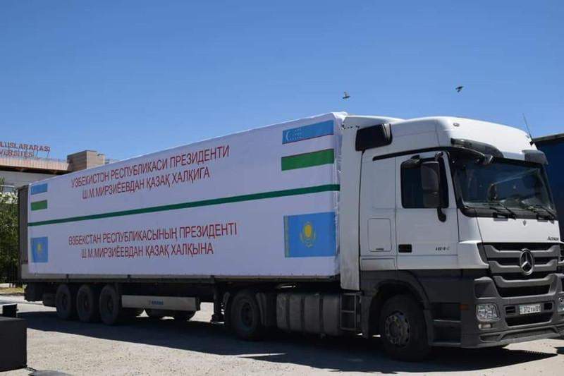 Өзбекстан гуманитарлық көмек жіберді