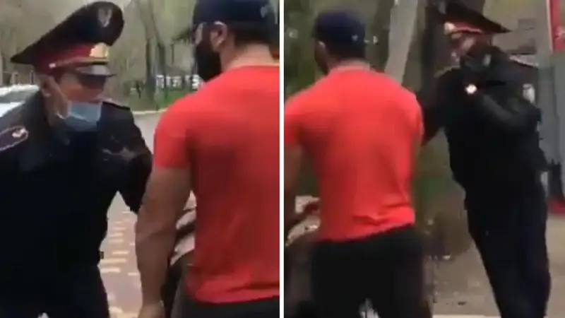 Полицеймен жанжалдасқандар жауапқа тартылды