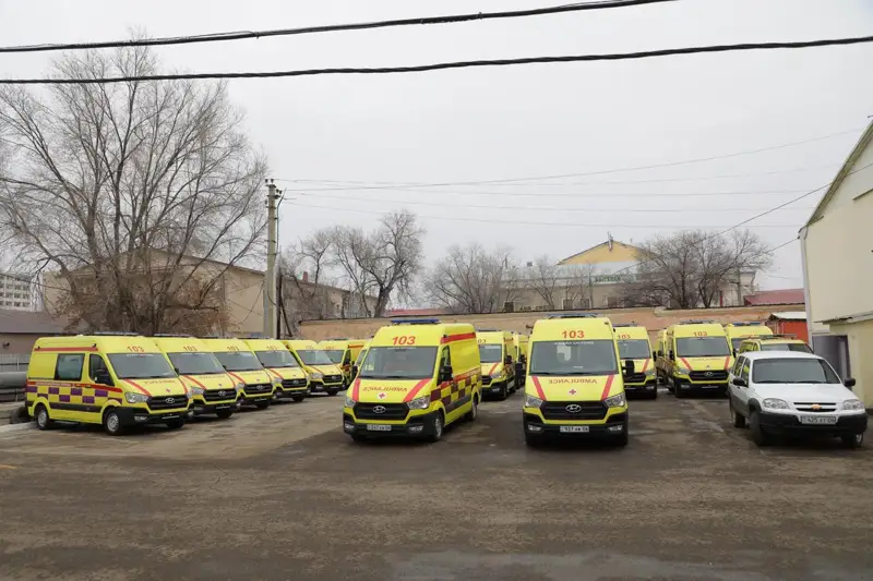  Атырауда жедел-жәрдем стансасындағы көліктер 100 пайызға жаңартылды 