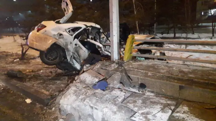 Жол апатынан екі адам қаза болды