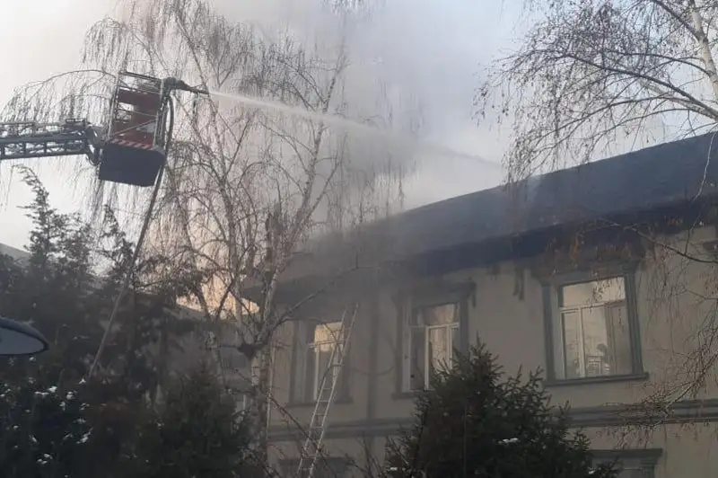 Орталық клиникалық аурухана өртенді