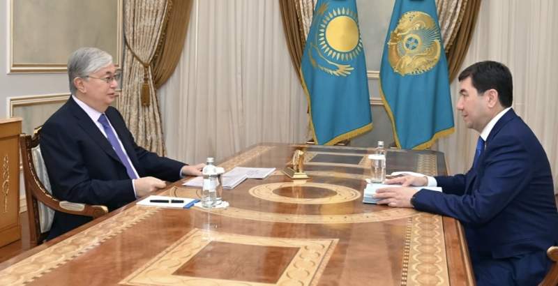 Президент Мәжіліс төрағасы Ерлан Қошановты қабылдады
