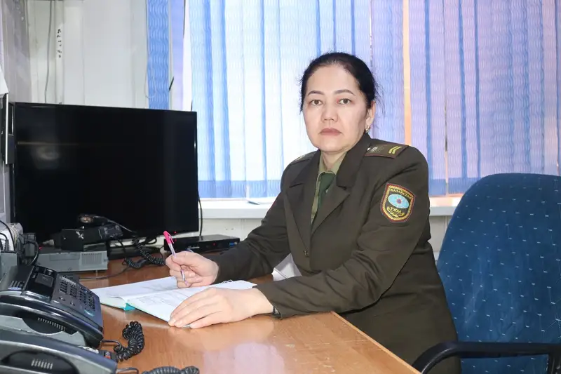 Сержант Садыкова – өрт сөндіру қызметінің «нәзік күші»