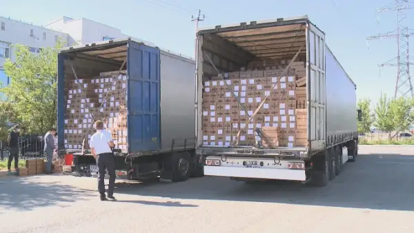 Түркістан облысына Өзбекстаннан дәрі-дәрмек жеткізілді