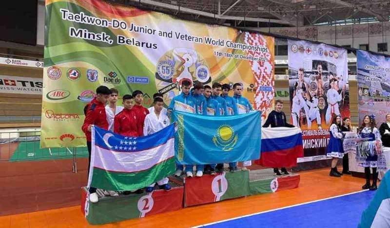 Қазақстандық таэквондошылар әлем чемпионатында 9 алтын жеңді